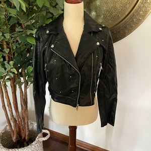 Sam Edelman Faux Leather Moto Jacket Women's - Size XS